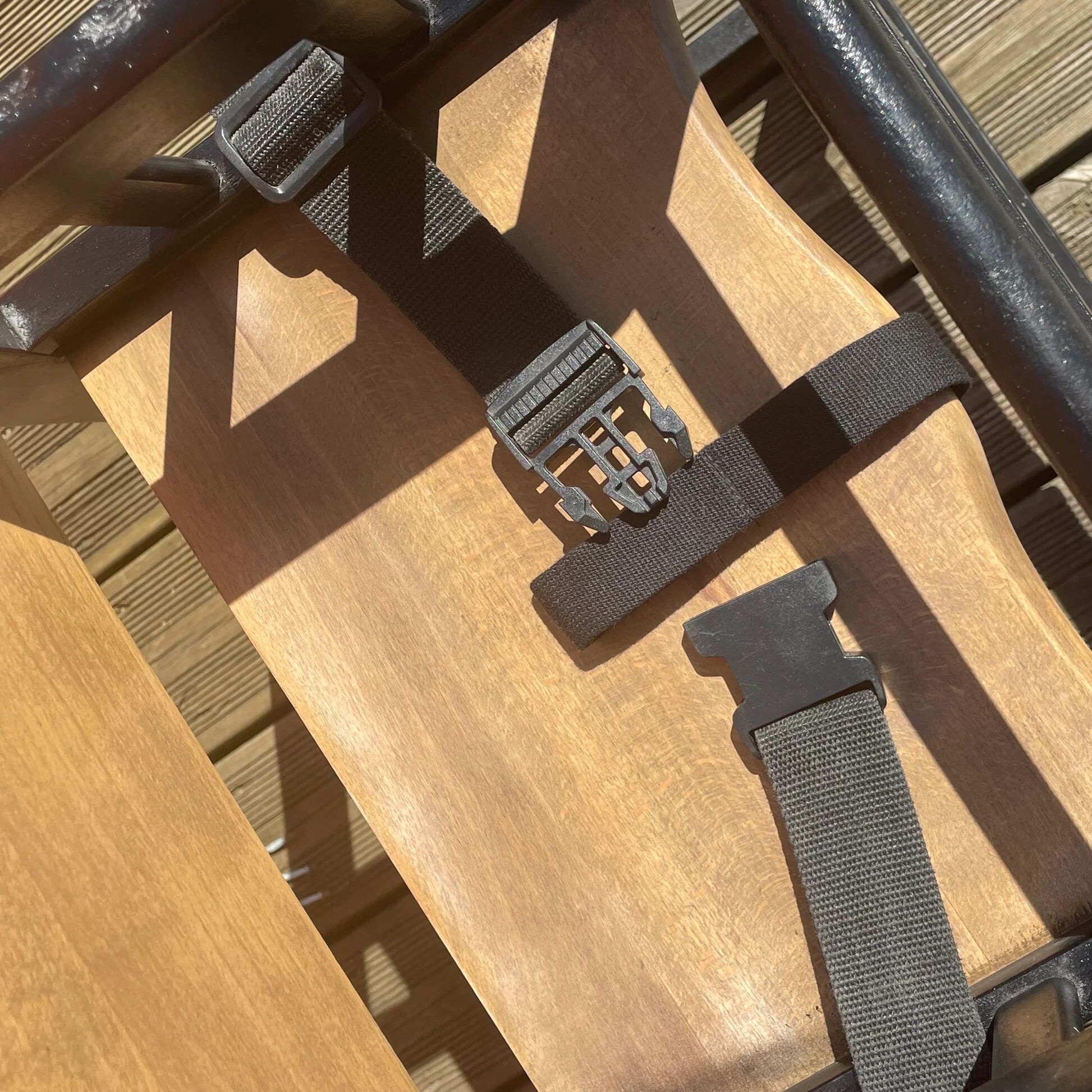 Wooden high chair for baby