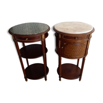 Set of 2 bedside tables