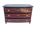 Commode style Louis XVI placage en acajou