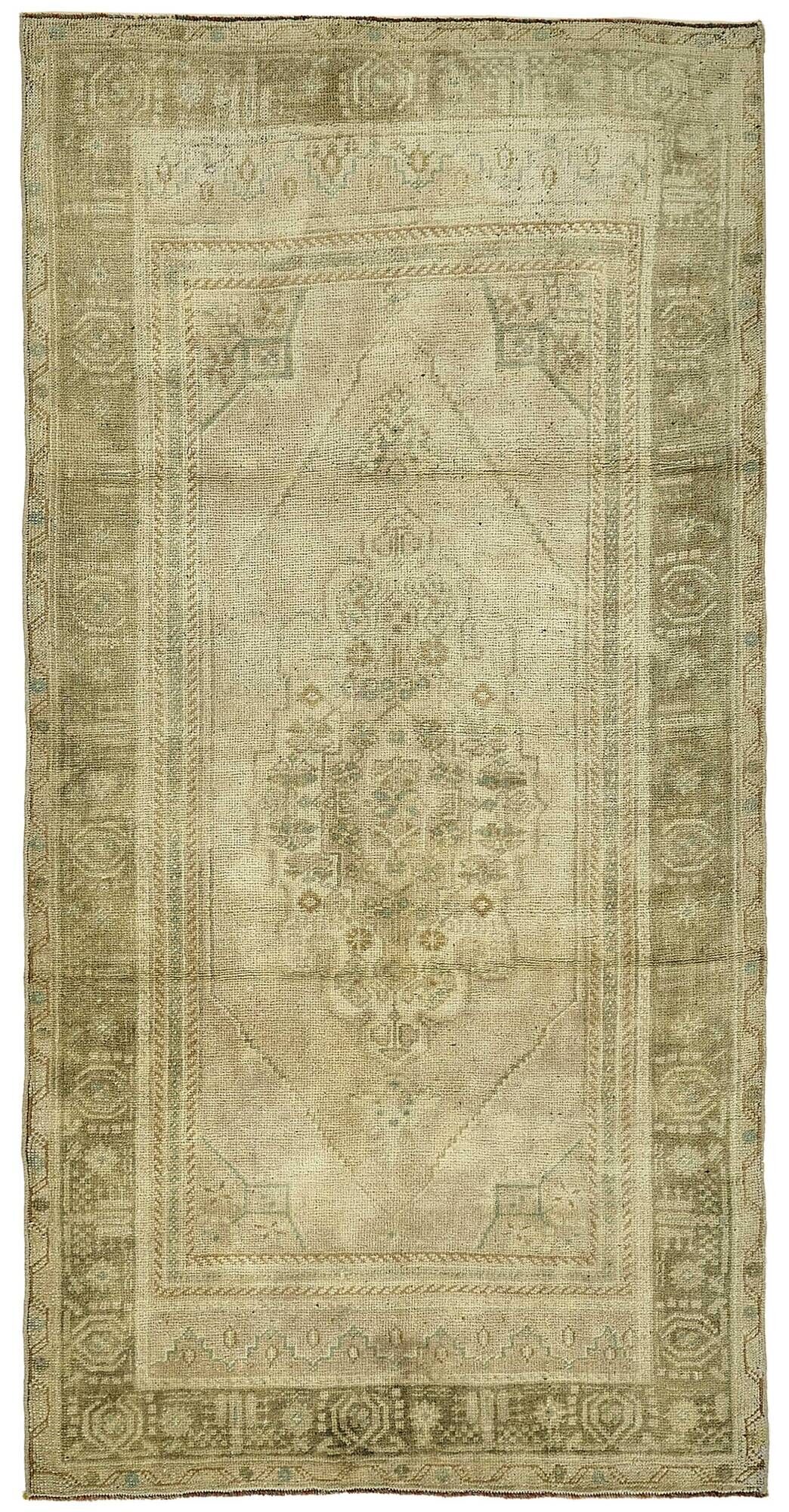 Turkish Vintage Anatolian Rug 106 cm x 210 cm