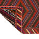 Anatolian handmade kilim rug 116 cm x 105 cm