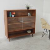 Libena 1960 glass display cabinet / bookcase