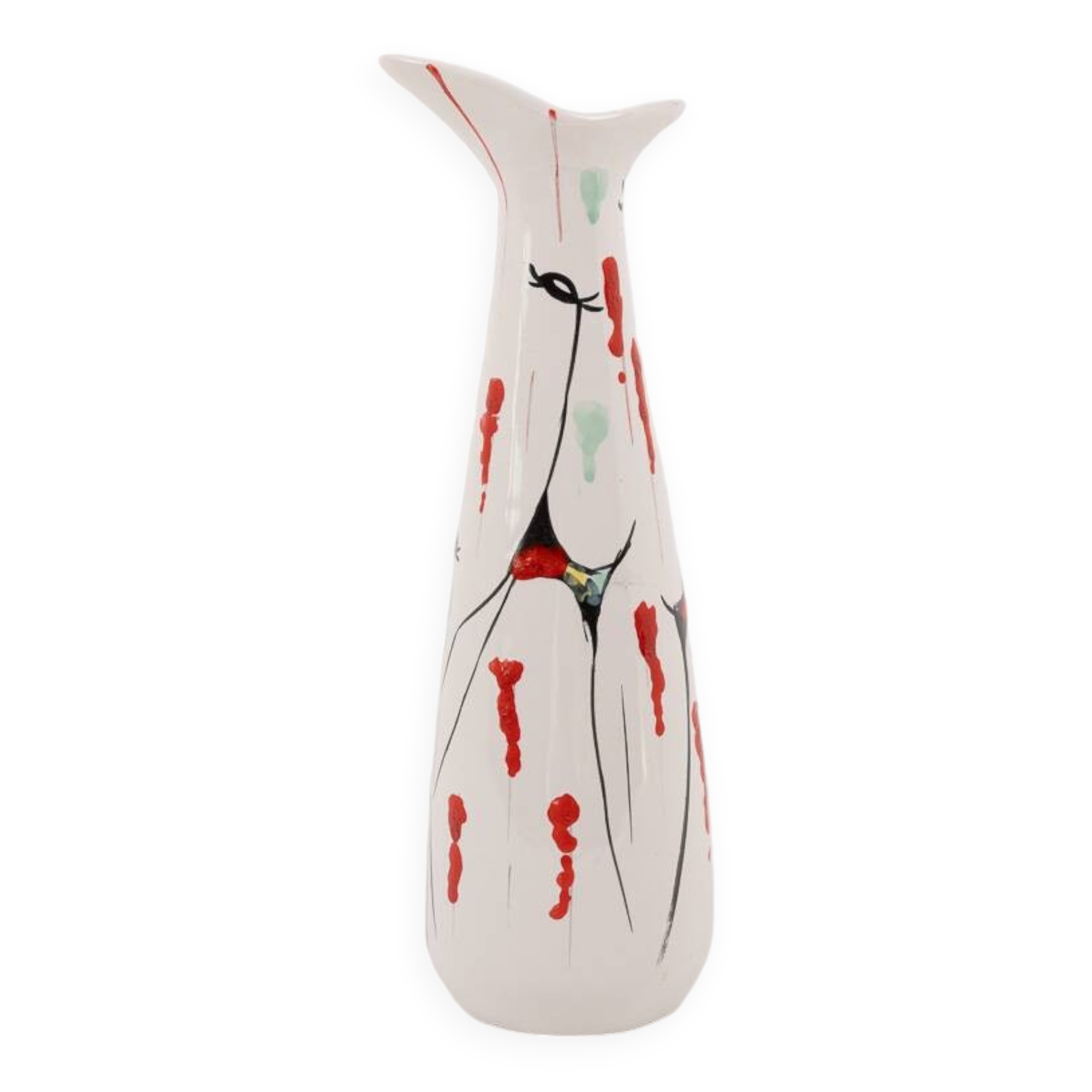 Vintage F. Rasa ceramic vase, Sicily