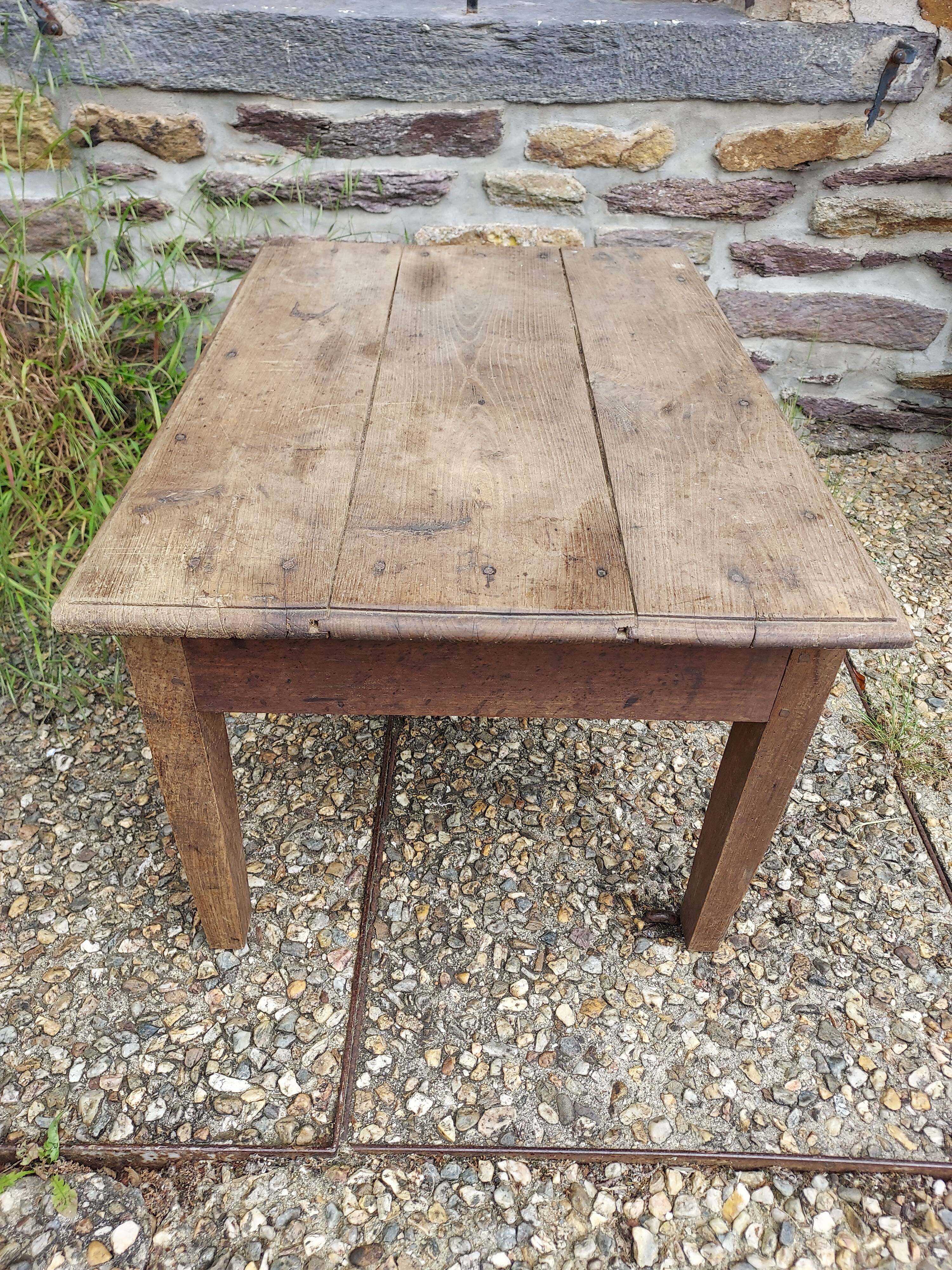 Antique oak coffee table