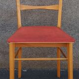 Set of 6 chairs and 2 vintage armchairs