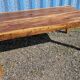 Rectangular teak dining table