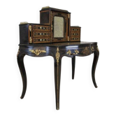 20th-Century Mahogany & Pine Wood Vennered with Mahogany Ladies Secretary Desk, 1950s