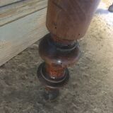 Oval walnut table