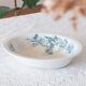 Large old iron earth dish Villeroy & Boch birds
