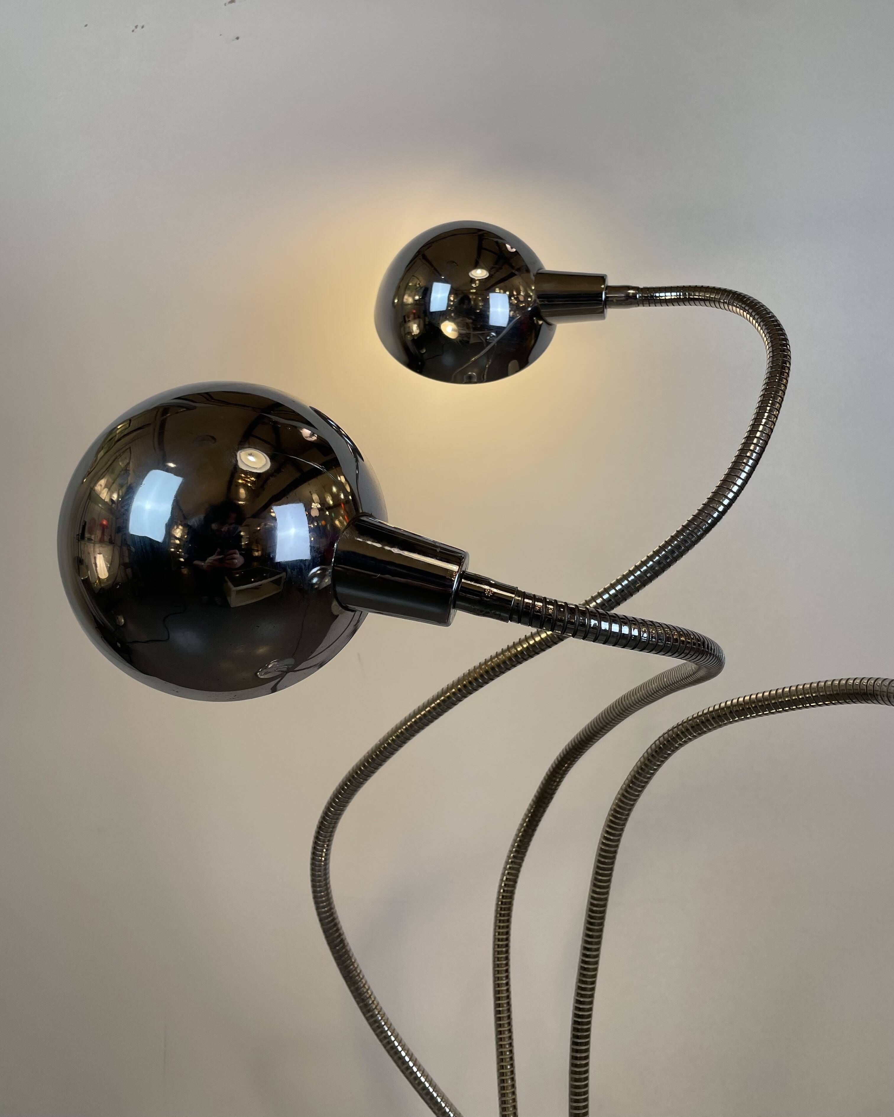 Hydra, Floor lamp by Pierre Folie for Jacques Charpentier, France, 1960