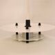 Vintage Laterna Danica Pendant Lamp: White & Black Danish Design