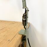 Green Industrial Bakelite Gooseneck Table Lamp, 1960s