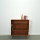 Noten fineer boekenkast LP kast met legplanken nr. 1