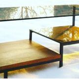 Table basse plateau en verre
