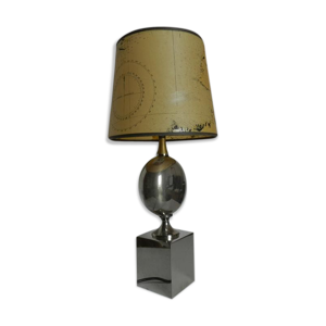 lampe métal chromé