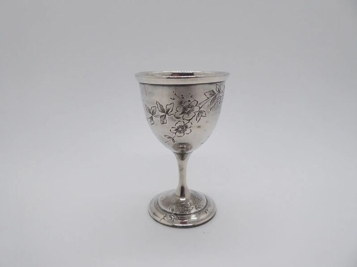 Sterling silver eggcup