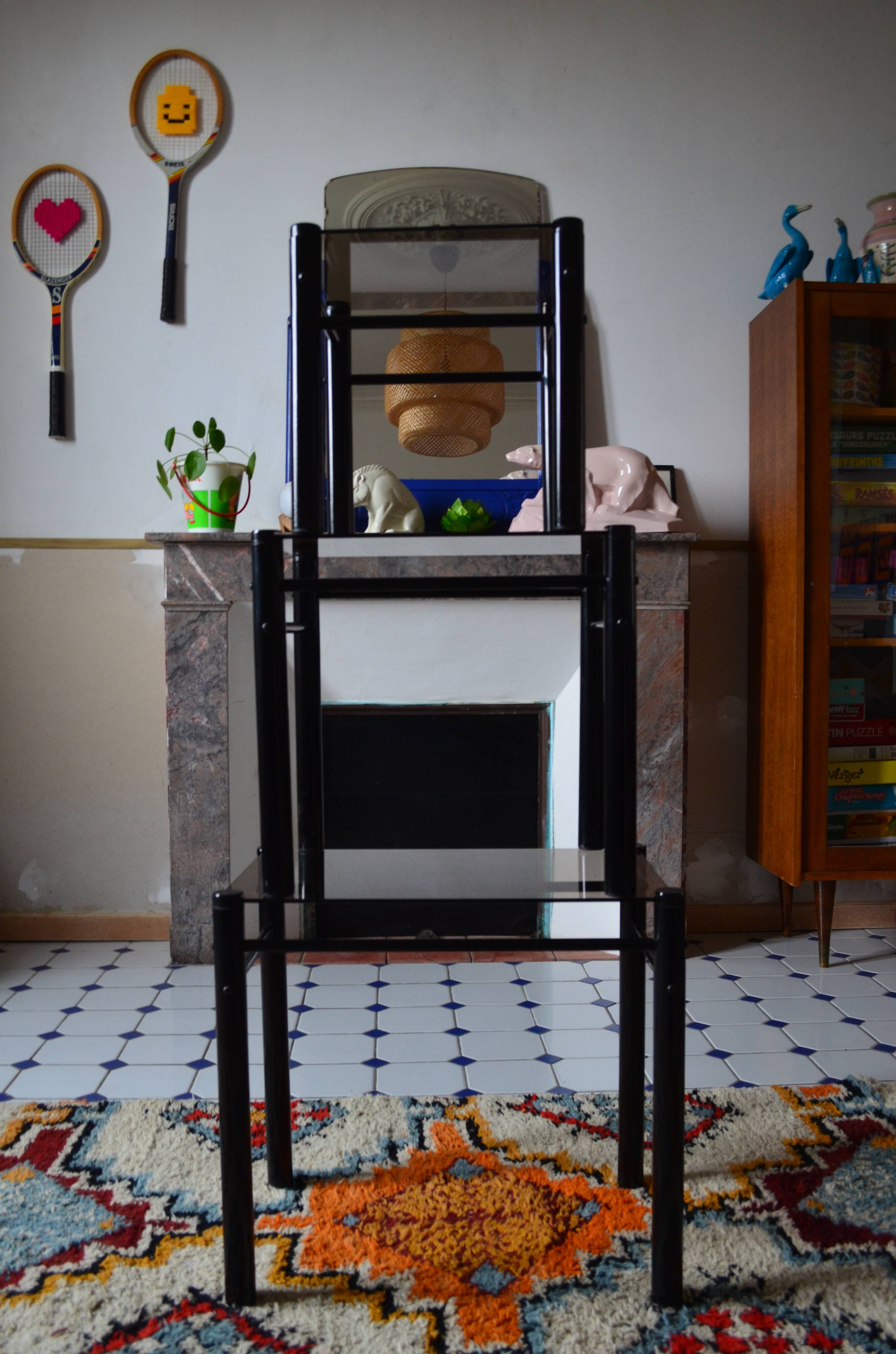 Trio of nesting tables