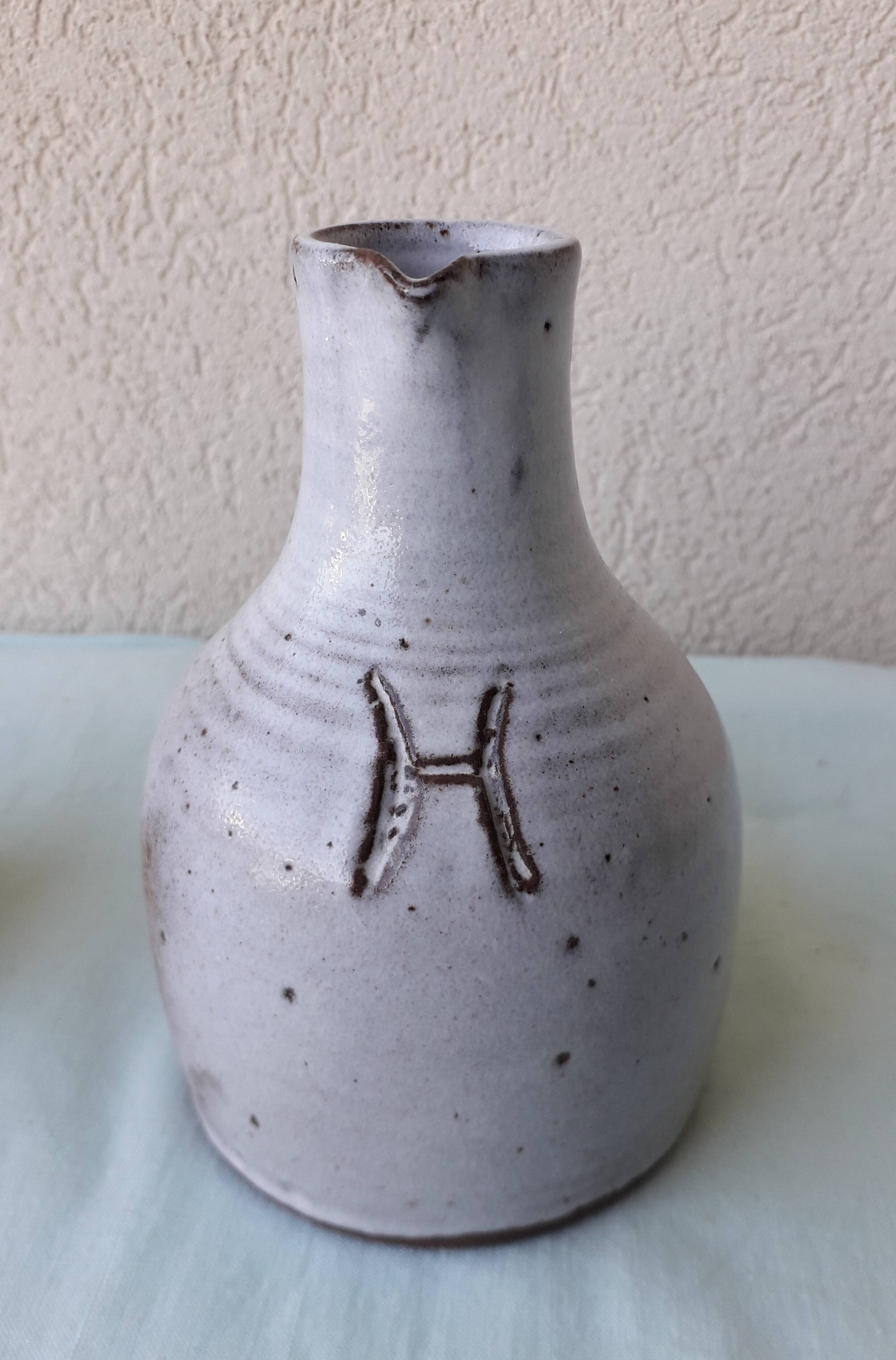 Huilier vinaigre en grès Pierlot