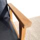 Vintage 60s faux leather armchair