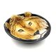 Mid-century lion ceramic plate / vide poche, Italy 1970s