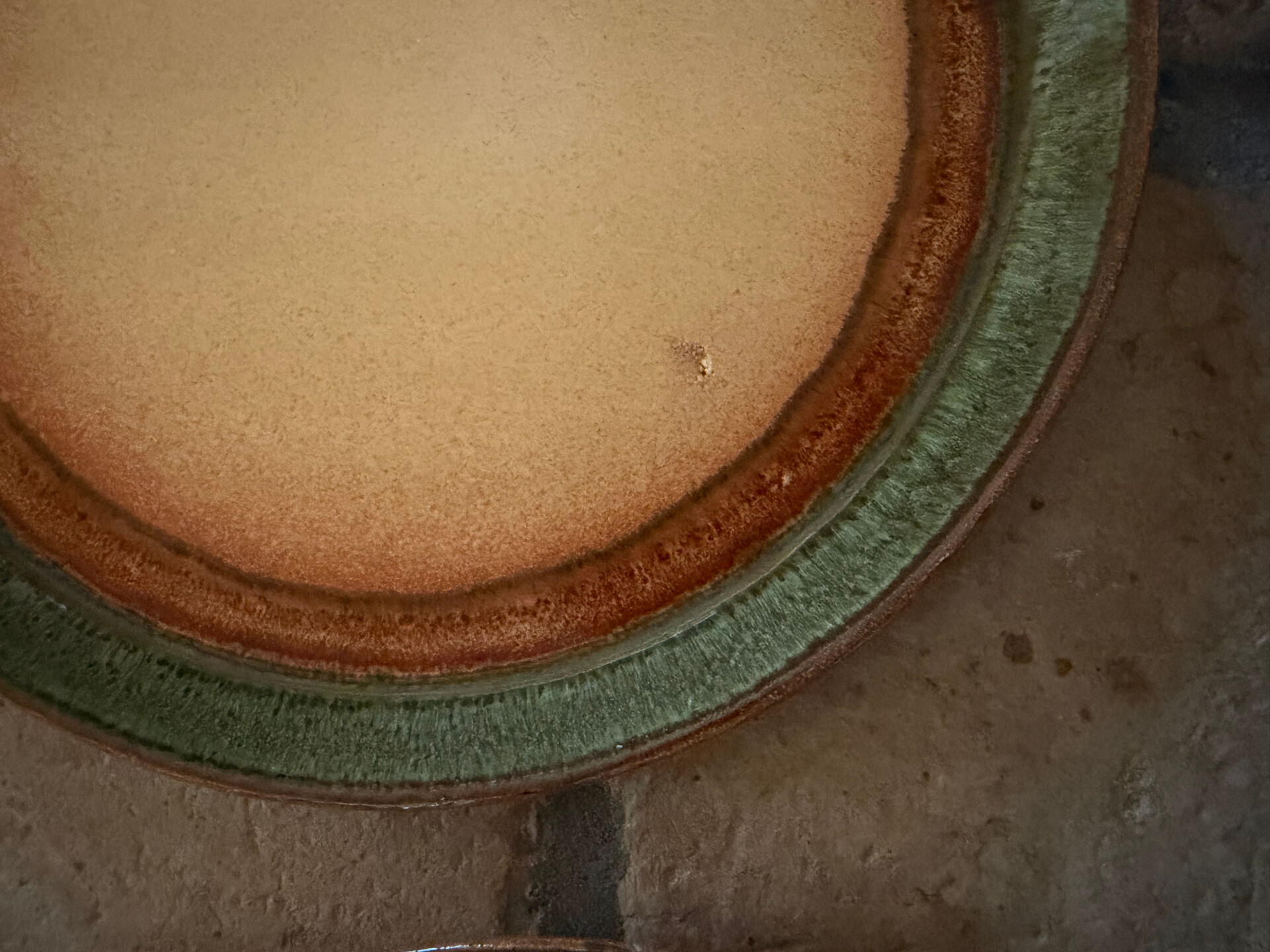 Assiettes à dessert en grès Badonviller