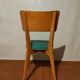 Set of 4 blue skai chairs