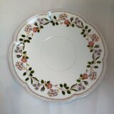 Tasse et Soucoupe Ancienne Fleurs en Porcelaine de Paris/Limoges