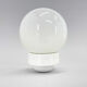 1950's Ceramic & Opaline Glass Wall Lamp, Czechoslovakia