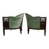 Pair of Art Deco armchairs by Paul Follot