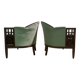 Pair of Art Deco armchairs by Paul Follot