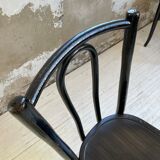 Lot 11 black Baumann bistro chairs