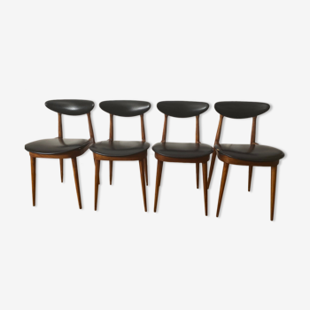 Set of 4 Baumann chairs model Unicorn
