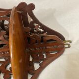 Pair of corner shelf XIX in openwork mahogany napoleon III
