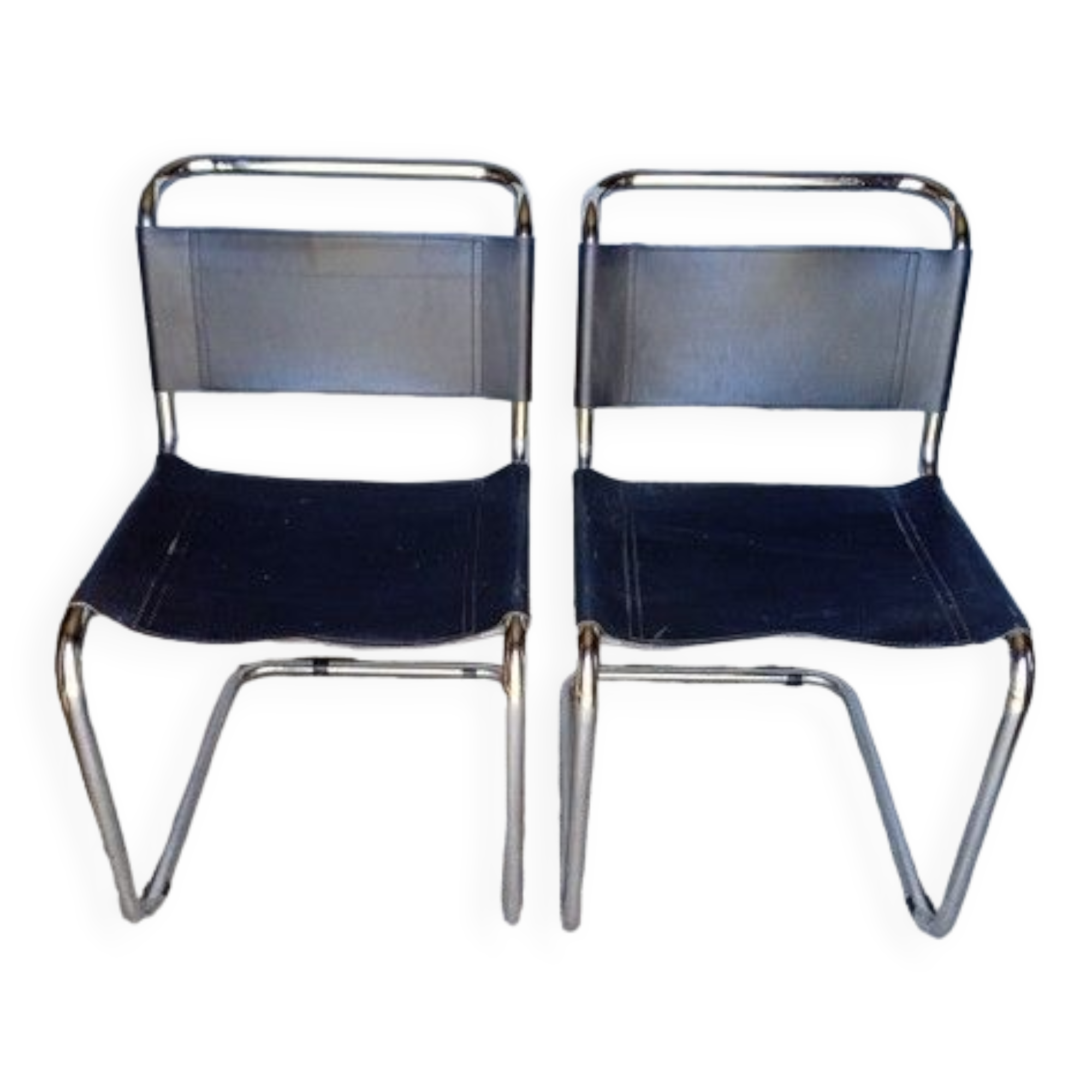 Pair of design chairs B33 epoch 1970