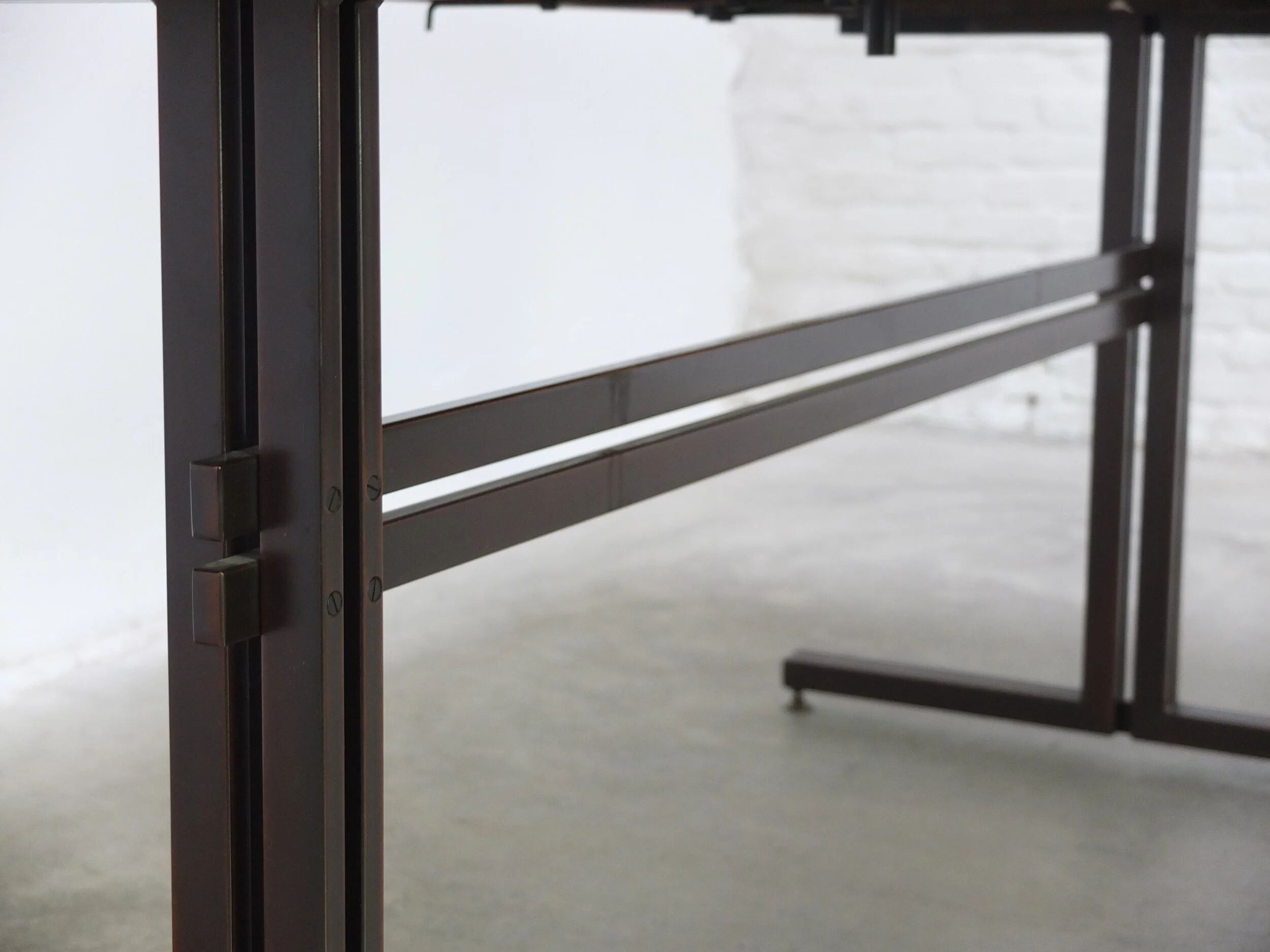 Rare freestanding table desk by Roger De Winter for E.M.Y., 1965