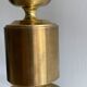 Pair of Scandinavian brass lamps 1970