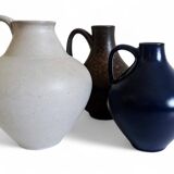 Set of Three Mid-Century Minimalist Vases by Fritz Van Daalen, Germany