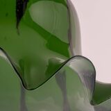 Orange glass pendant by Peill Putzler, Germany, 1970.