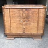 Buffet en bois art déco, hongrois, années 1940