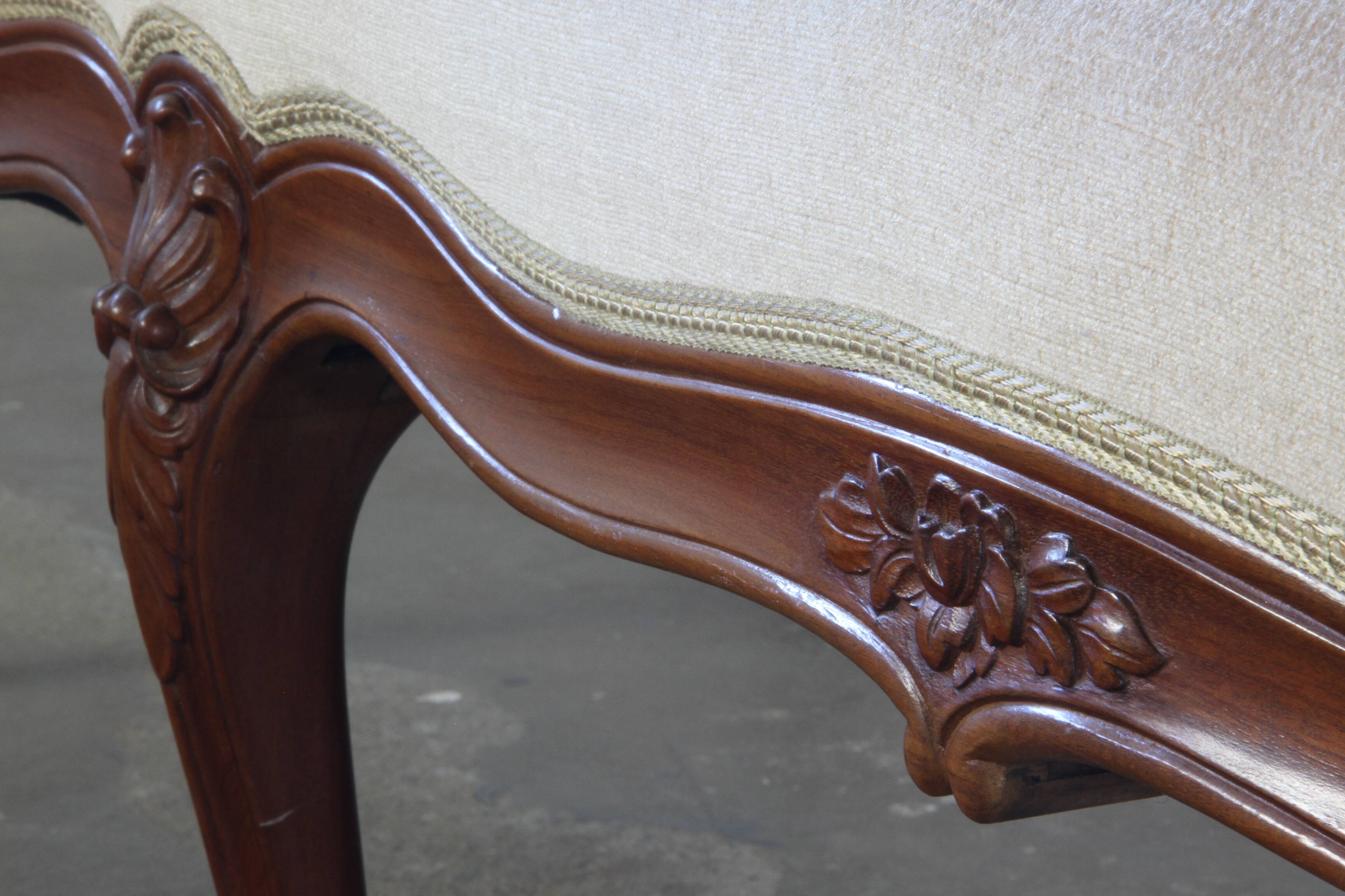 Antique Louis XV style 19th century Sofa, French