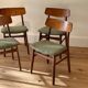 Set of 4 Scandinavian teak chairs – Model "Kristin" – 1960s