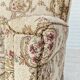 Fauteuil relax danois en tissu années 1950