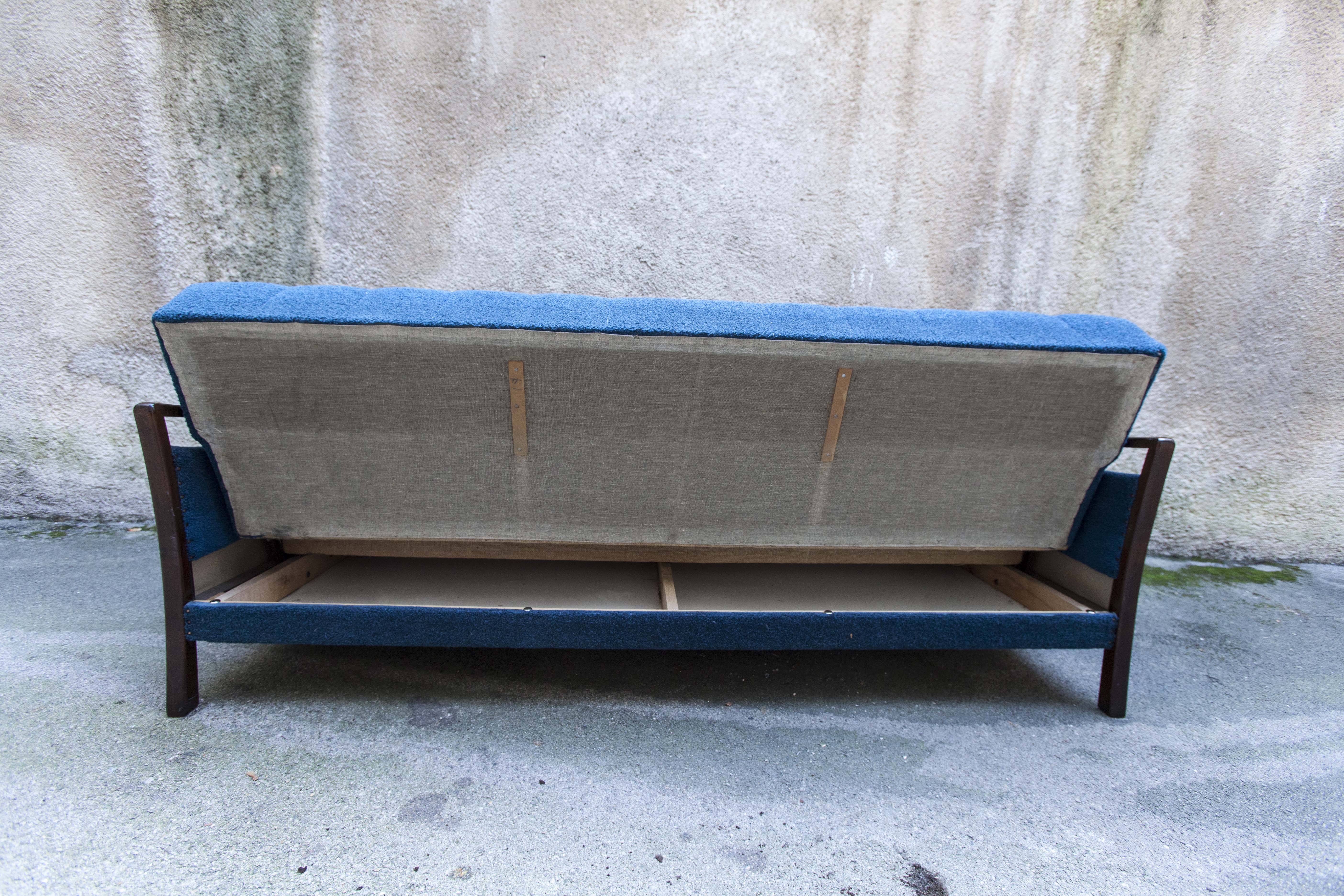 Sofa daybed 3 scandinavian blue