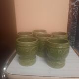 6 ceramic cups