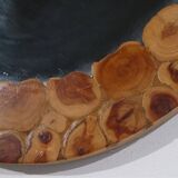 Vintage Scandinavian wooden mirror 1960