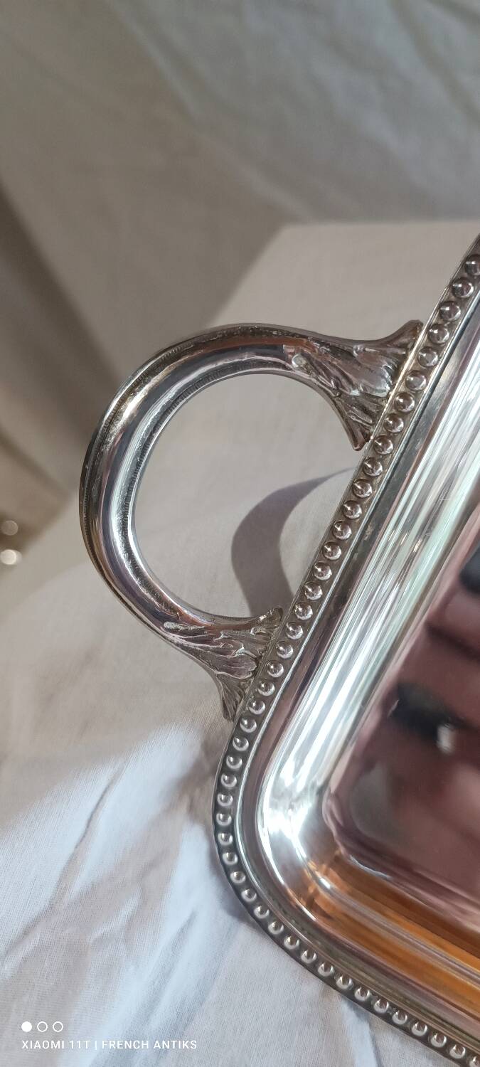 Silver-plated metal liqueur service, Roux Marquiant Silversmithing
