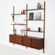 Teak system bookcase, Danish design, 1960s, production: Denmark