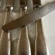 Set of 12 Christofle Cluny Vieux Paris brasserie knives 1960