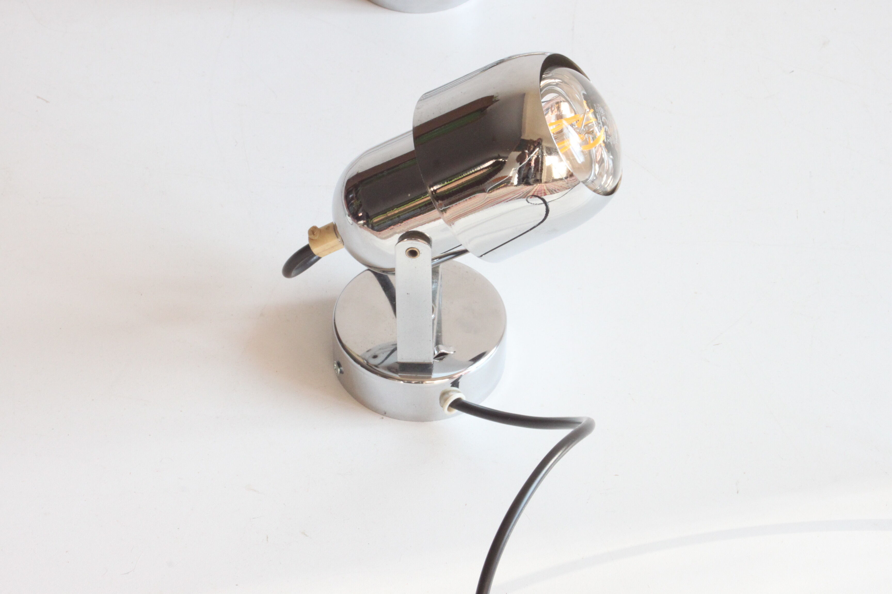 Space age chrome spotlights by Massive Belgium 1960s 70s