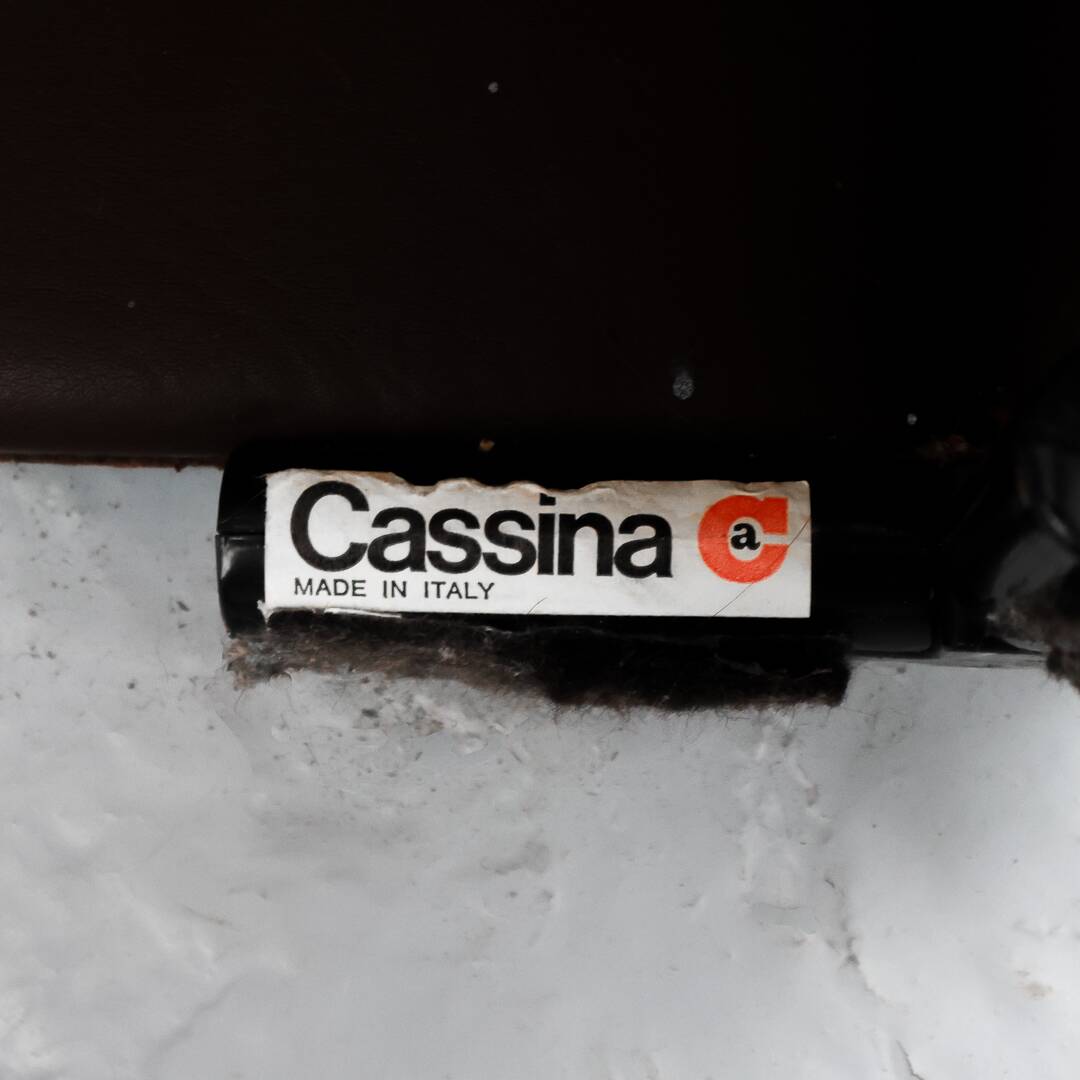 Canapé deux places Cassina 405 Duc par Mario Bellini années 1970